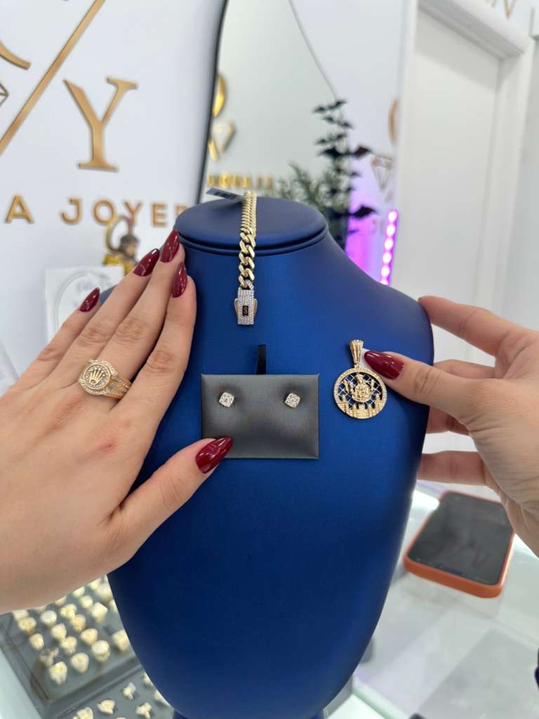 Monaco Brcelet 10k Pendant 10k Earrings 10k Ring 10k