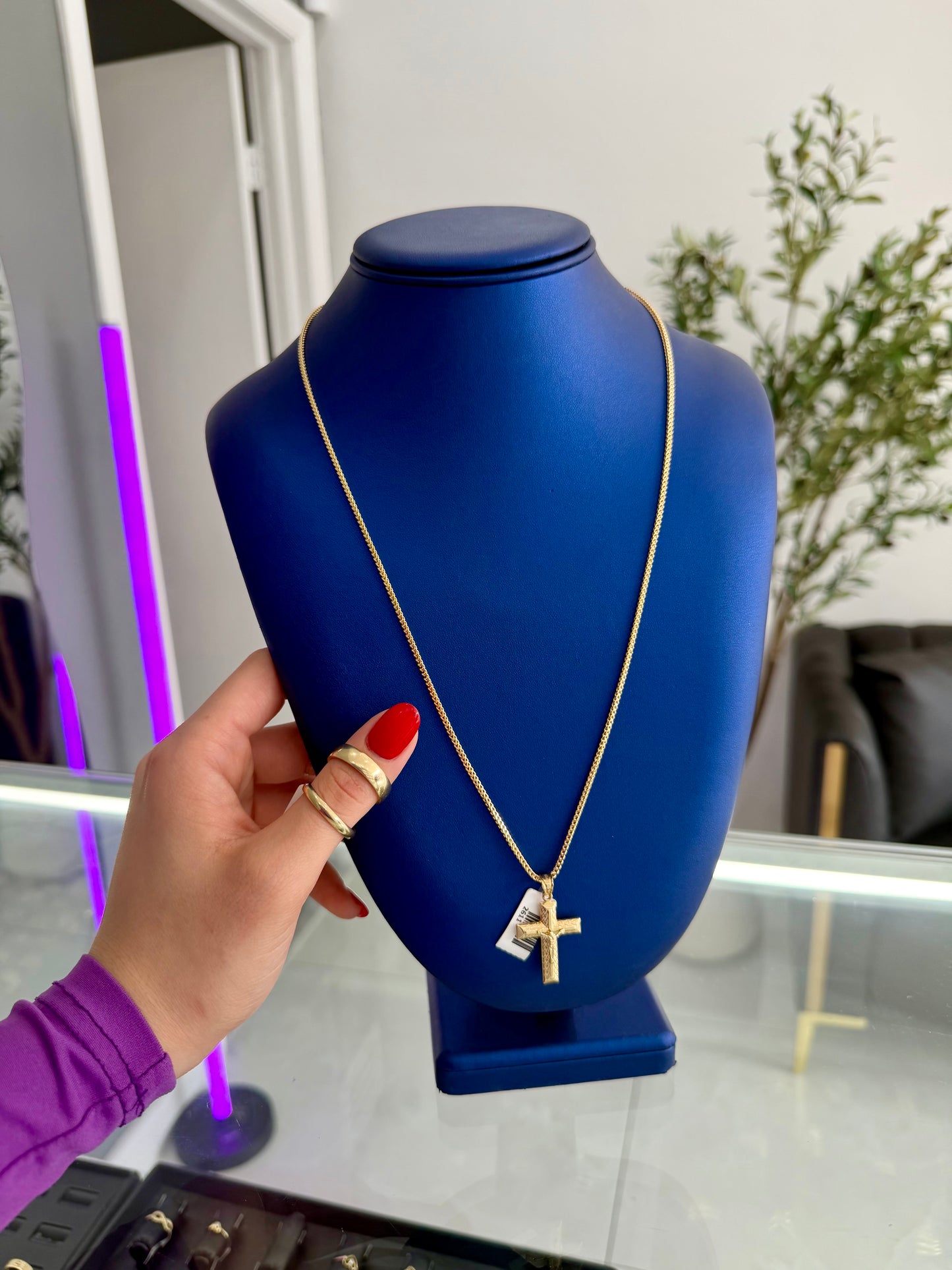 Chain + Pendant 10k Bride Rings 10k