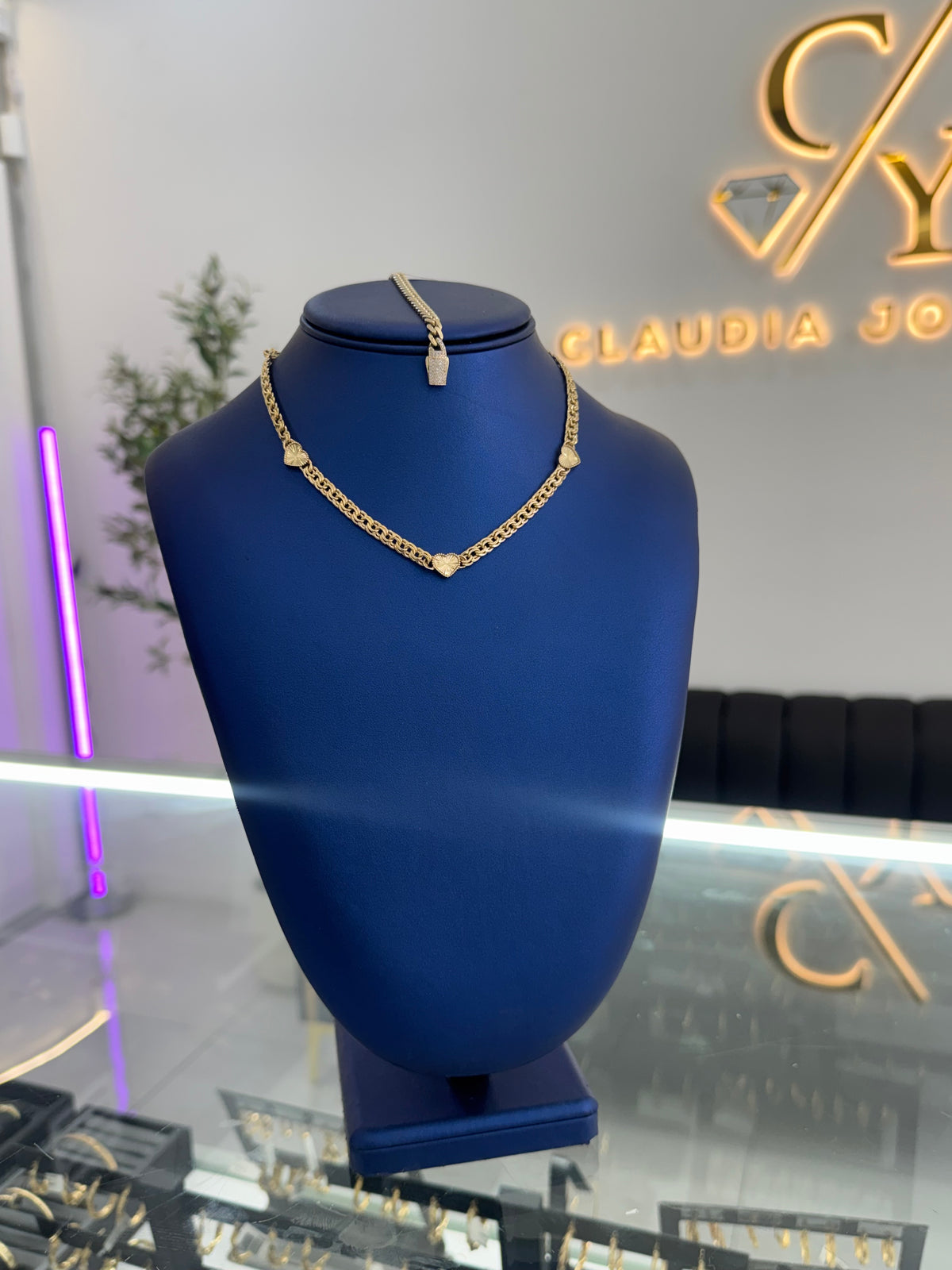 10k Choker And Bracelet