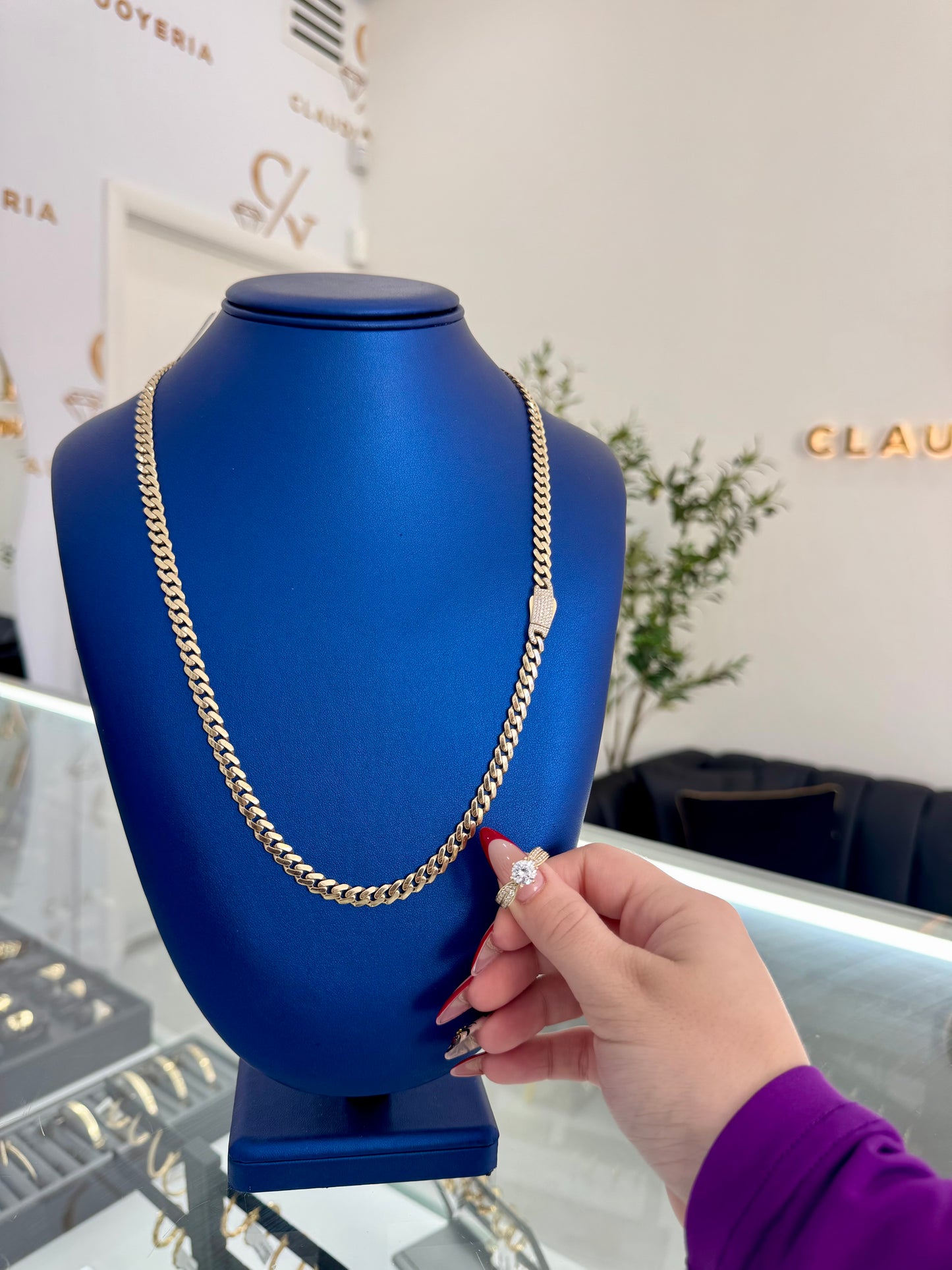 Mónaco Chain and 10k Ring