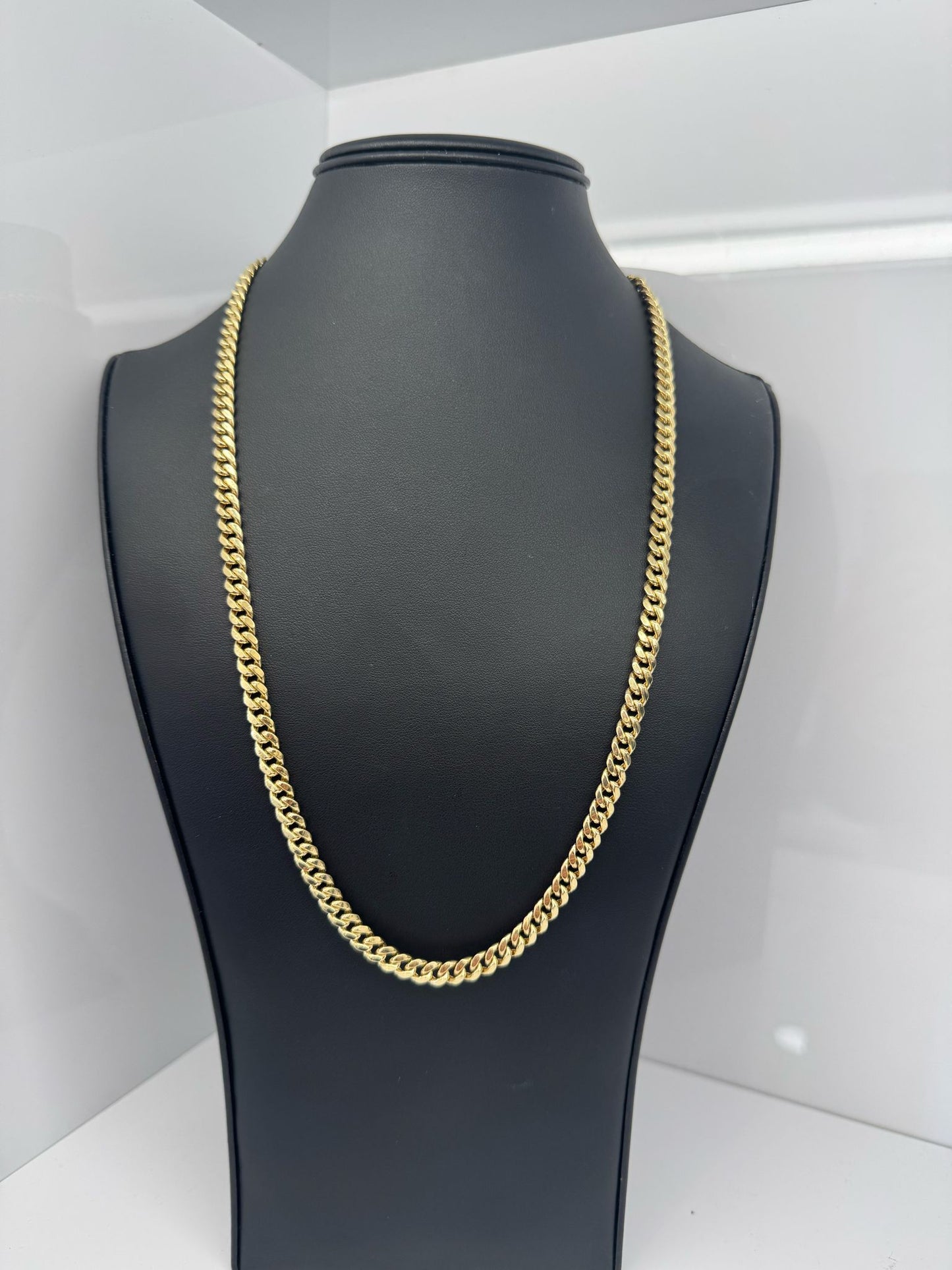 10k hollow cuban chain