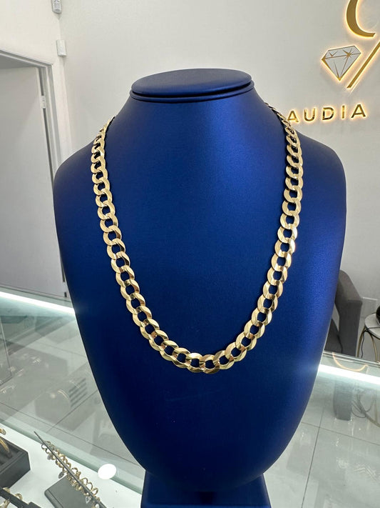 hammered chain (bright cut) 10k