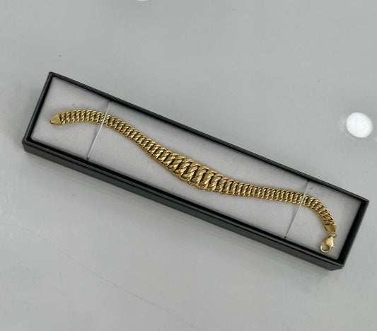 14k gold princess bracelet