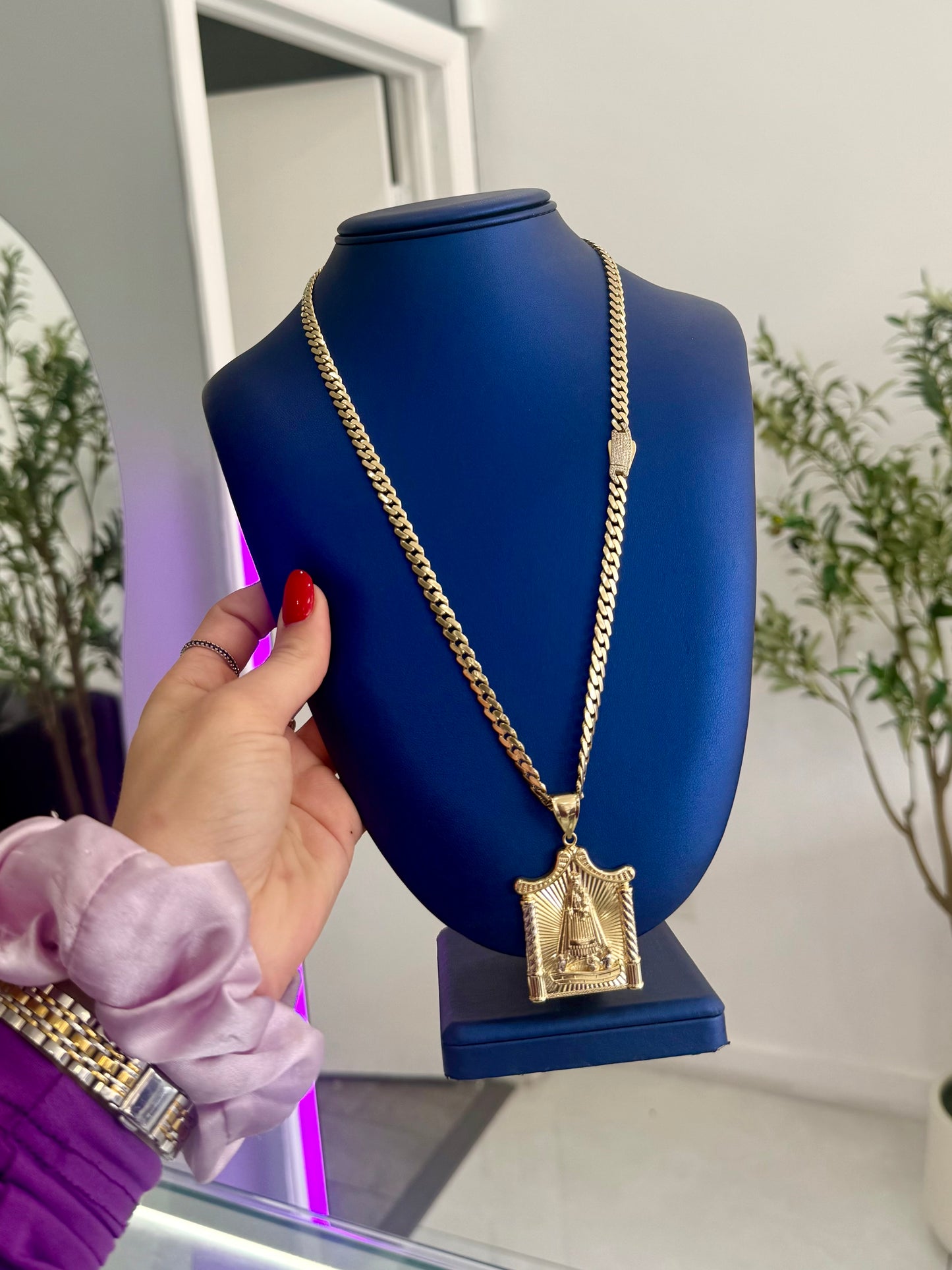 Mónaco Chain 10k Pendant 10k