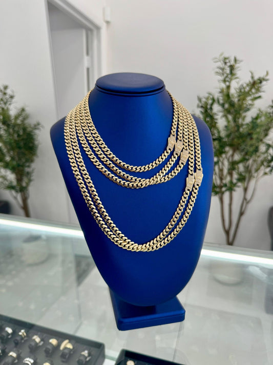 2 Monaco 10k chains in 16 inches