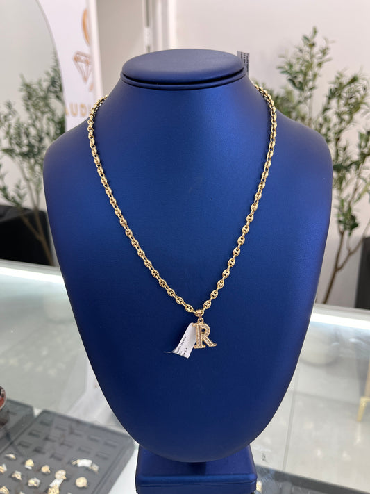 Gg Chain 10k Pendant 10k